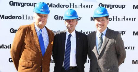 Carlos Ott, Alejandro Ginevra y Horacio Caride, artfices del proyecto Harbour Tower